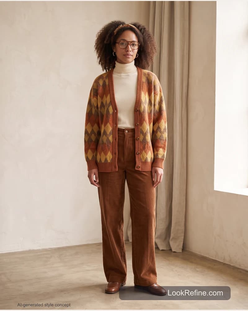Fictional adult model: find my aesthetic, retro styling concept