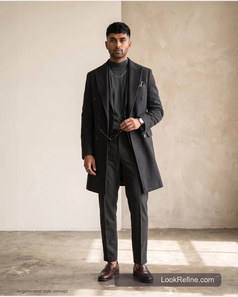 Fictional adult model: looksmaxxing, subtle styling concept