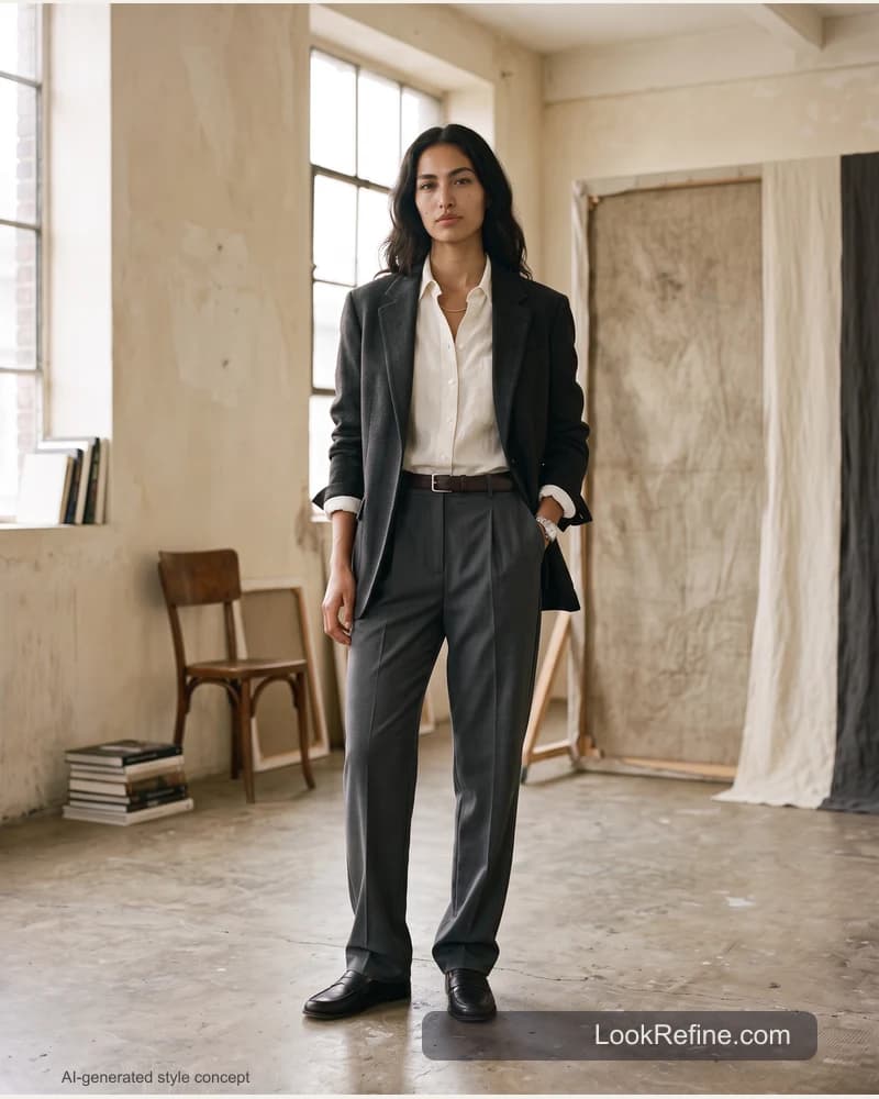 Fictional adult model: mens style tips, smart casual styling concept